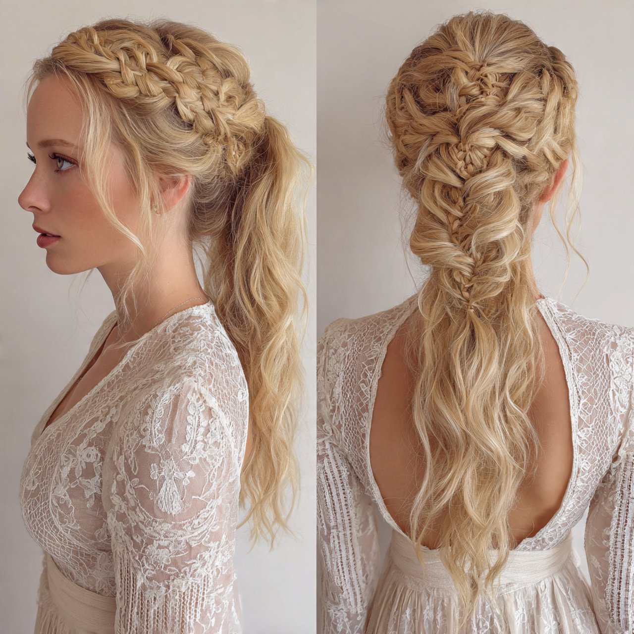 Boho Braided Ponytail