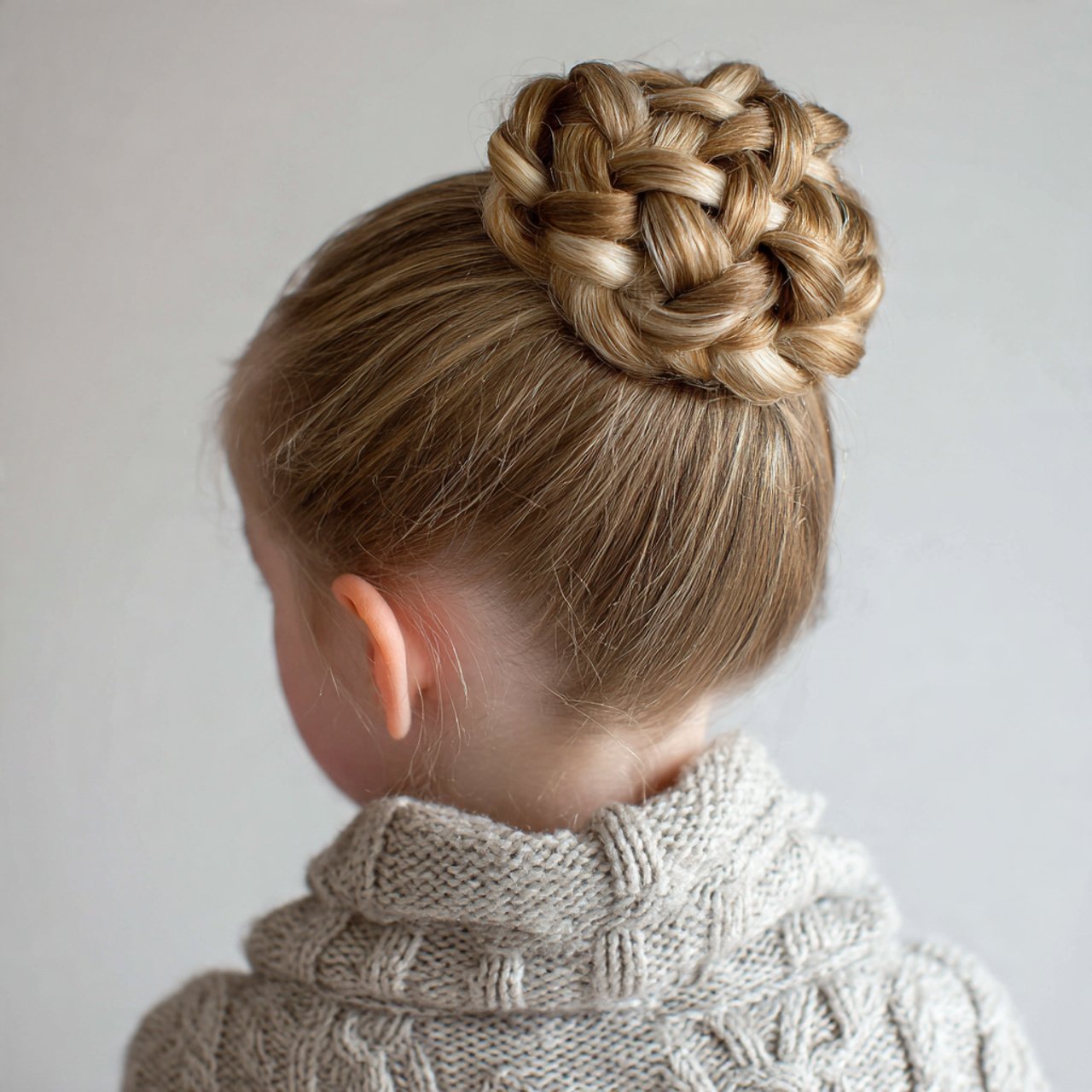 Braided Bun for Kids