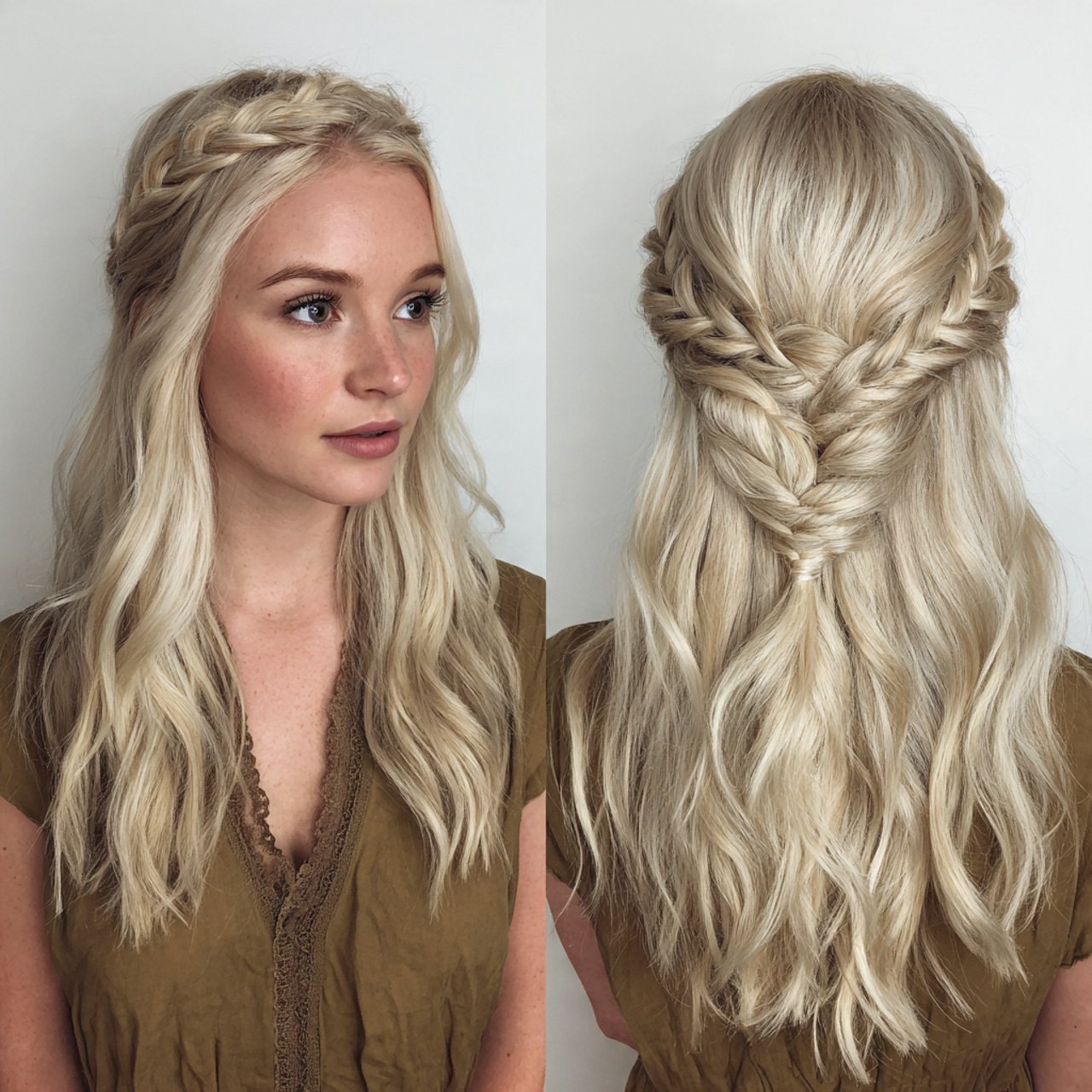 Trending 15 Easy Hairstyles for Medium Length Hairs For Your Next Salon Visit 8 Braided Crown