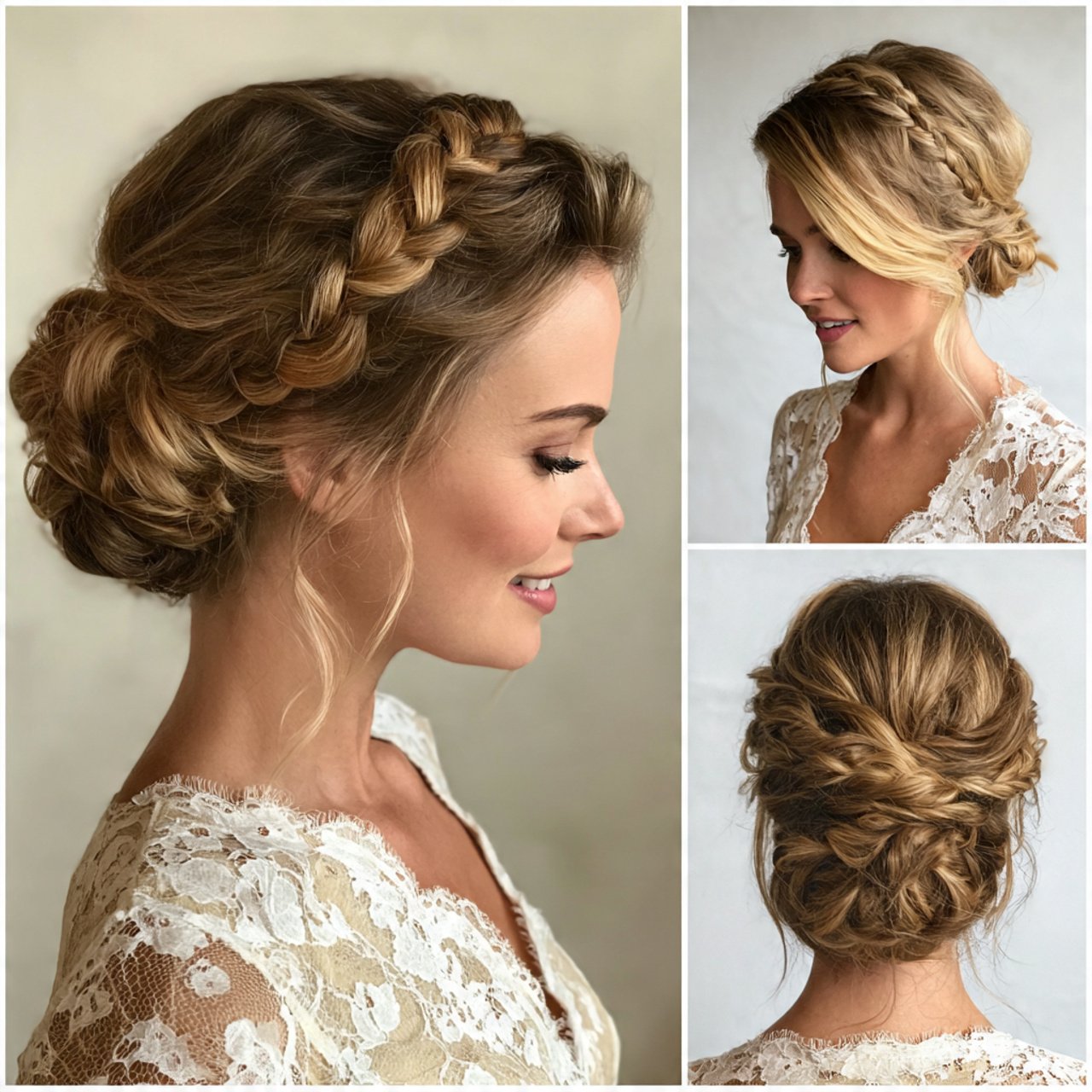 Braided Low Bun