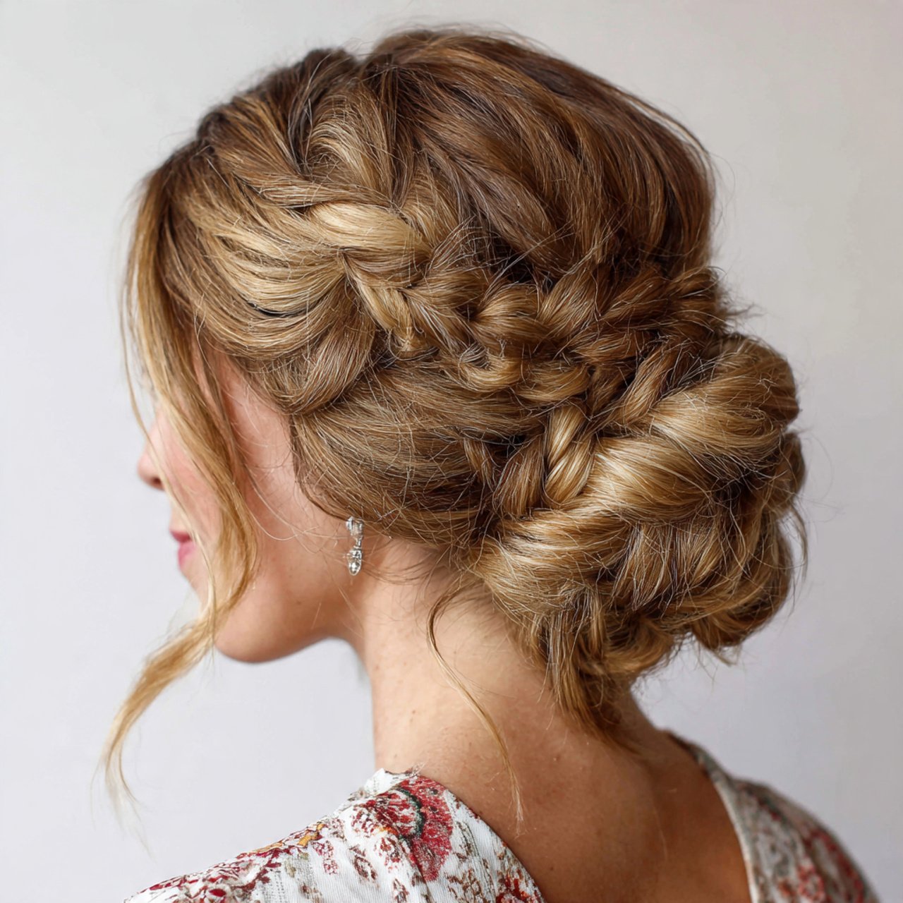  Braided Low Bun
