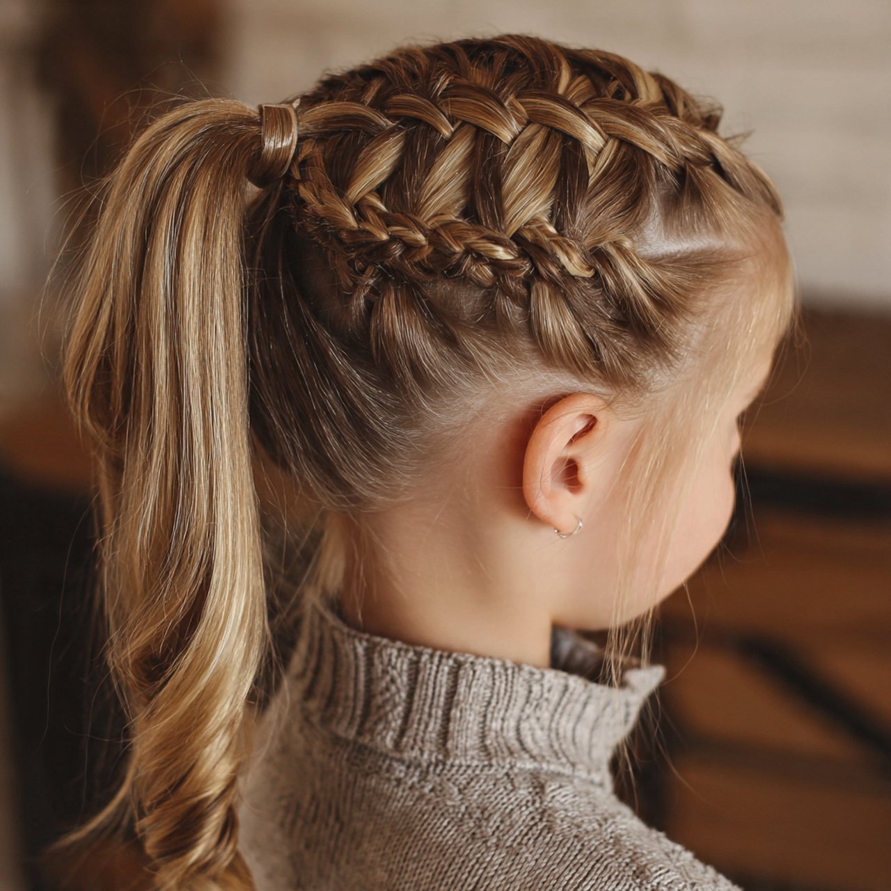 Braided Ponytail for Kids