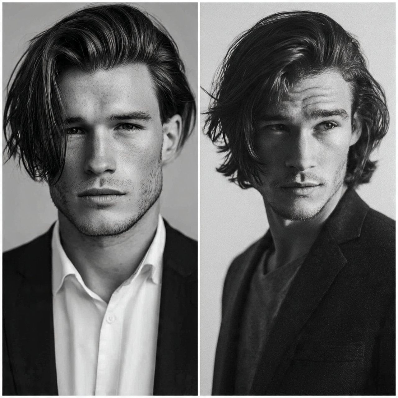 Classic Medium Length Side Part