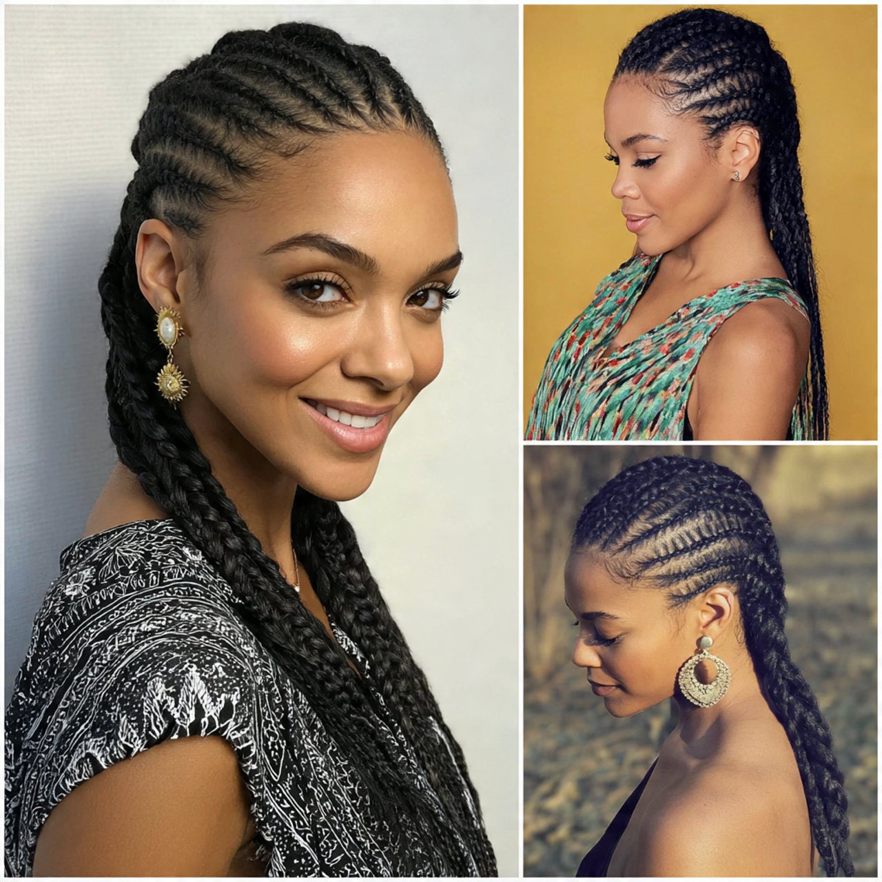 Cornrow Braids Natural Hairstyles
