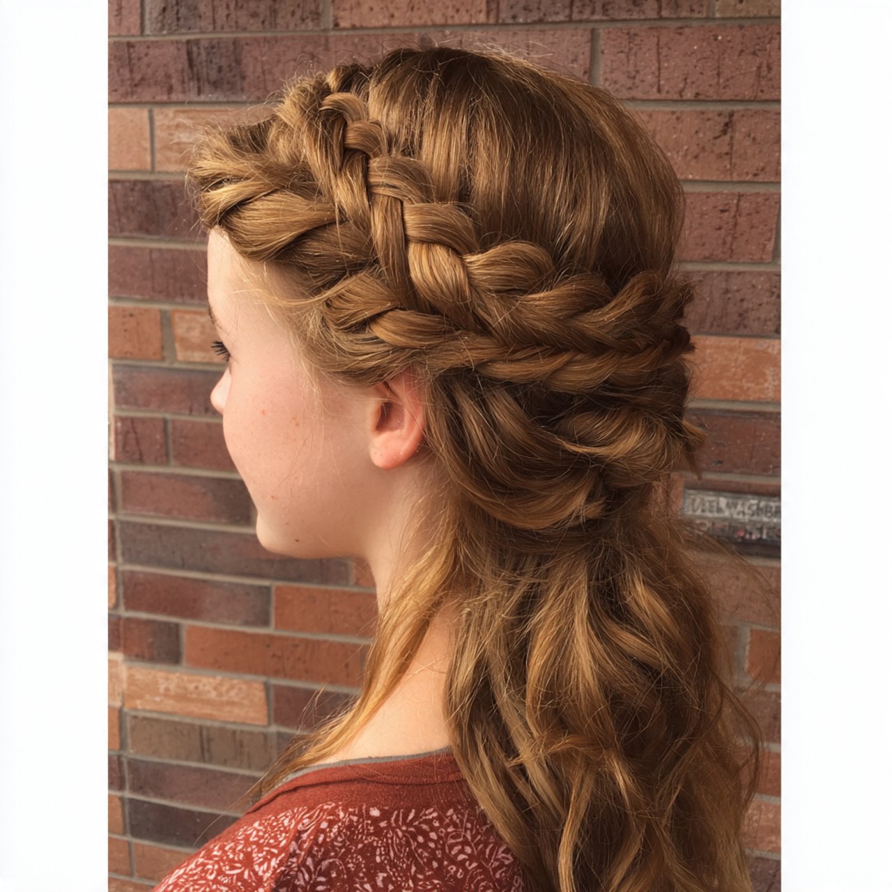 Crown Braid For Teens