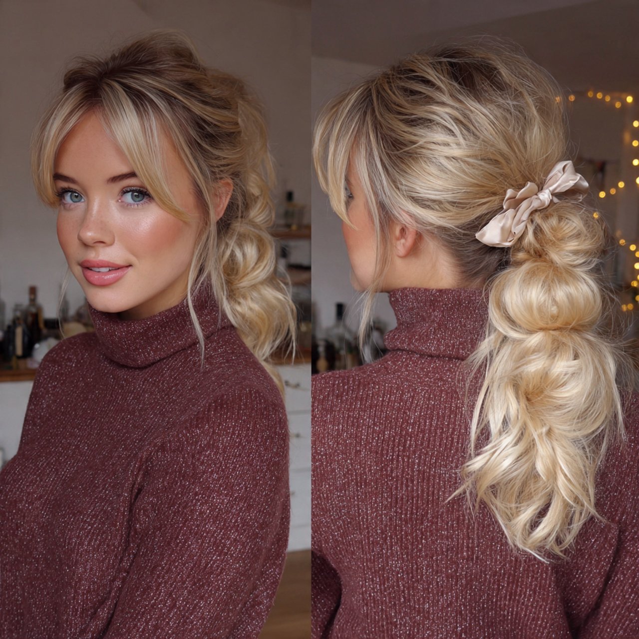 Cute Bubble Ponytail