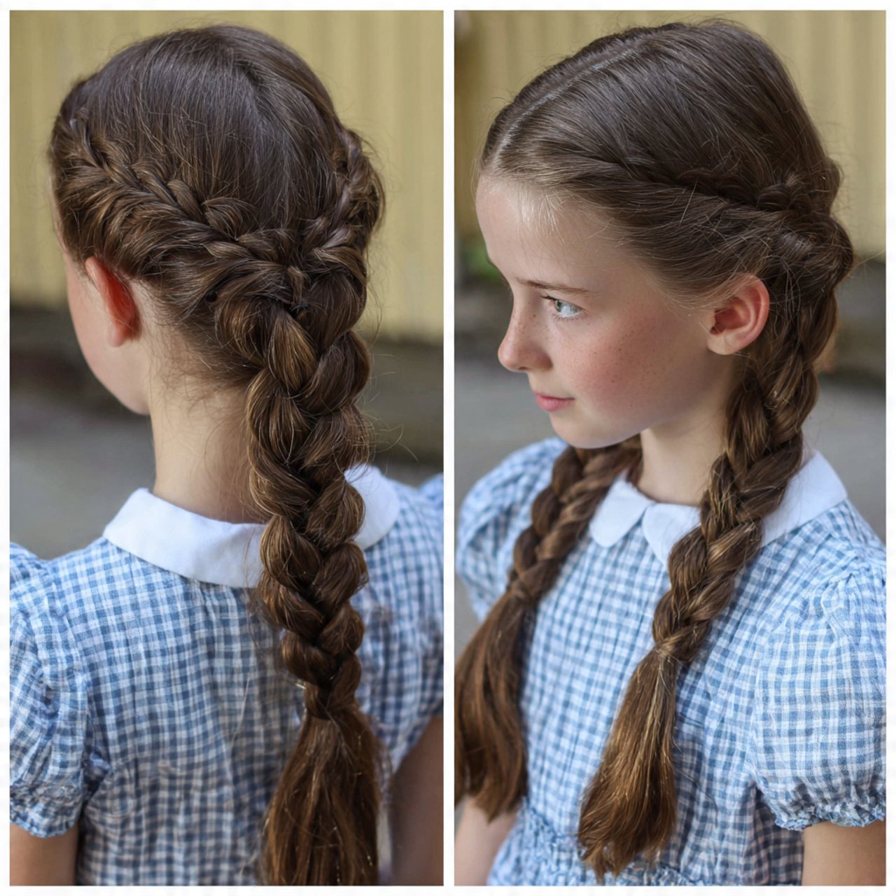 14 Cute Braided Hairstyles for Effortless Everyday Style 2 Cute Classic Three Strand Braid