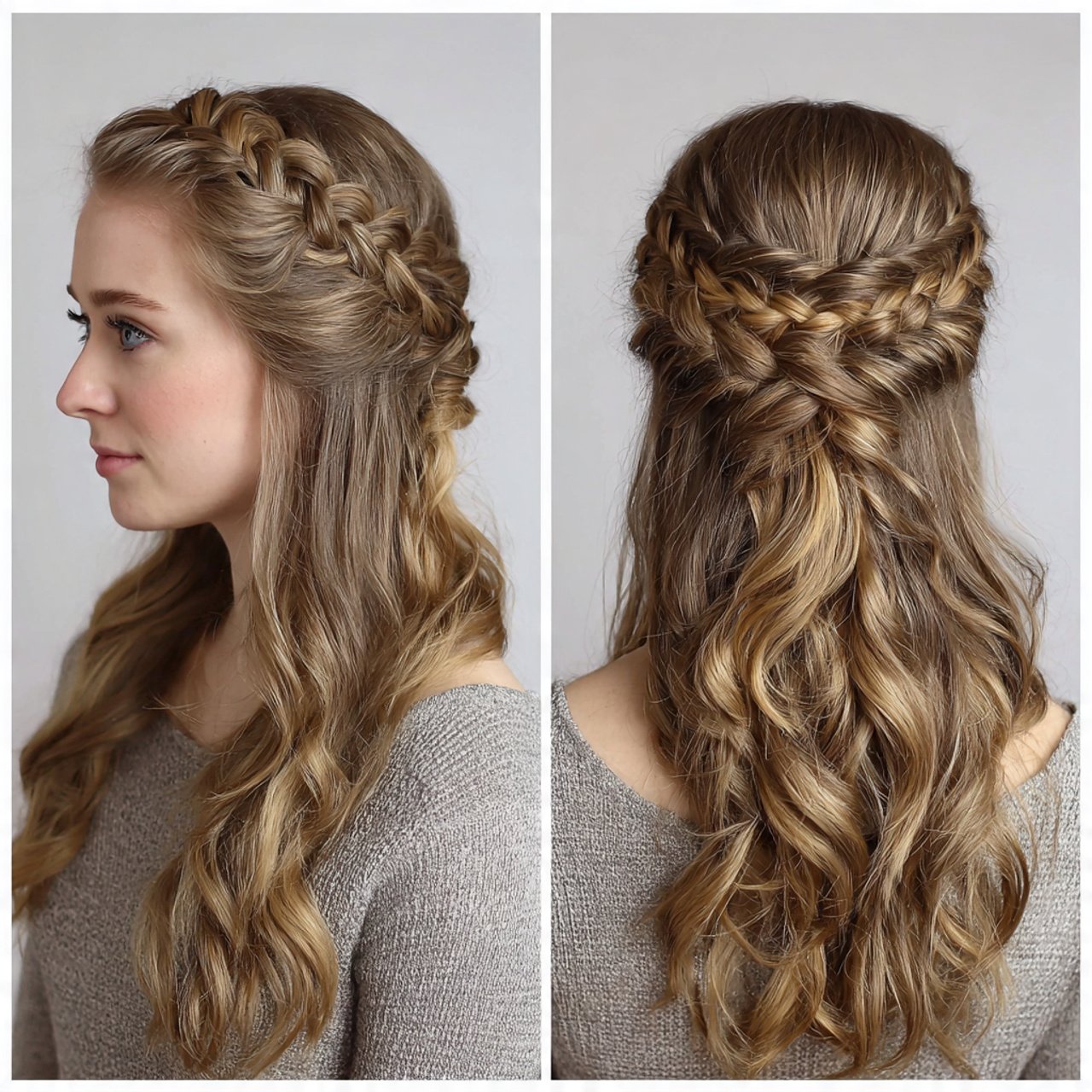 14 Cute Braided Hairstyles for Effortless Everyday Style 12 Cute Half Up Braided Hairstyle