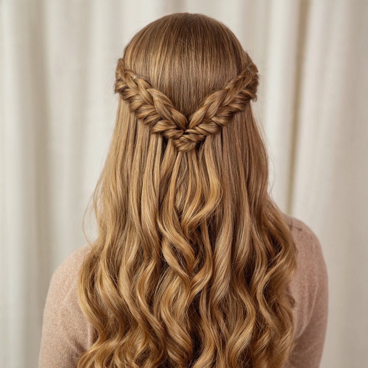 14 Cute Braided Hairstyles for Effortless Everyday Style 9 Cute Waterfall Braid