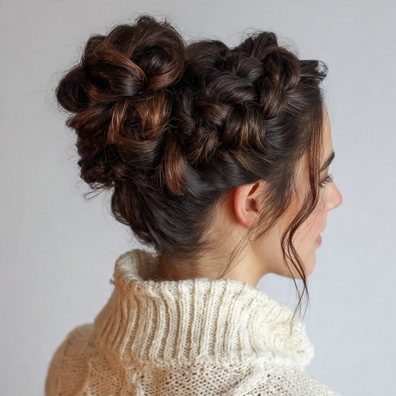 Easy Braided Bun