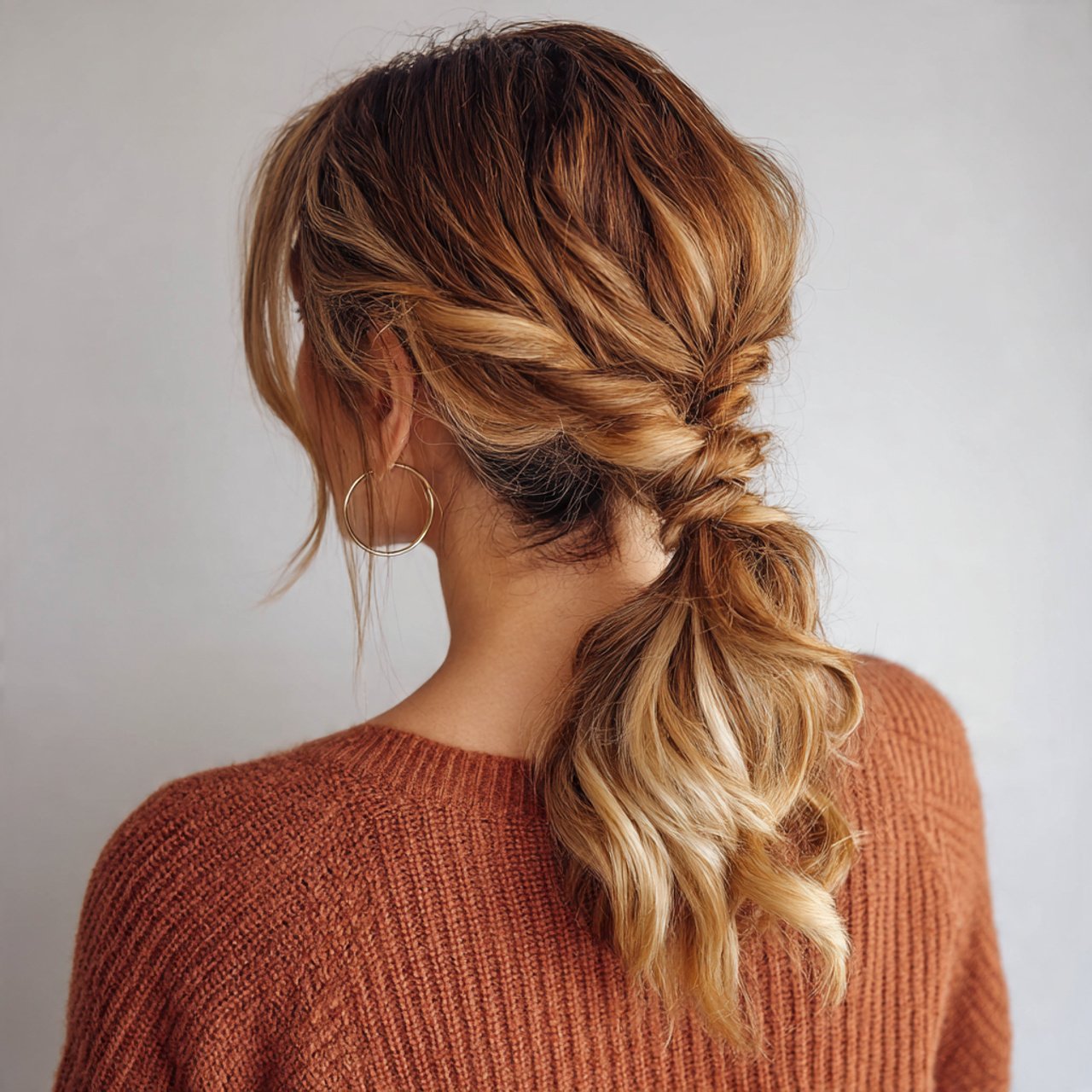 Easy Braided Ponytail