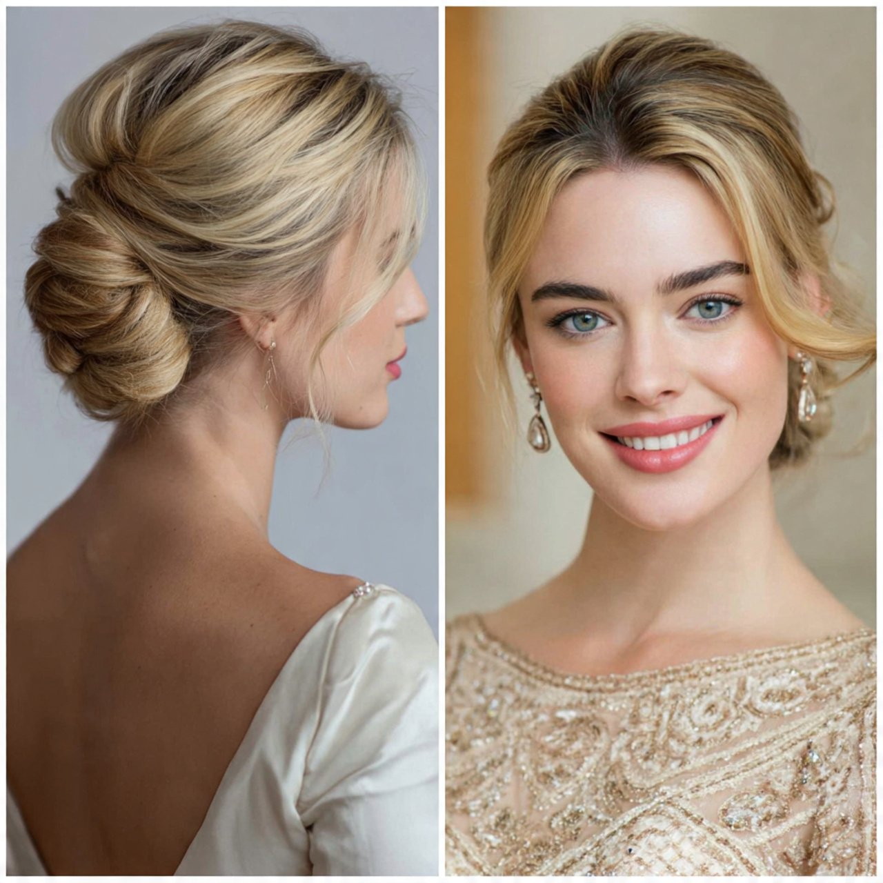 15 Trending Formal Hairstyles for Medium Length Hair Looks Good On You 2 Elegant Low Chignon