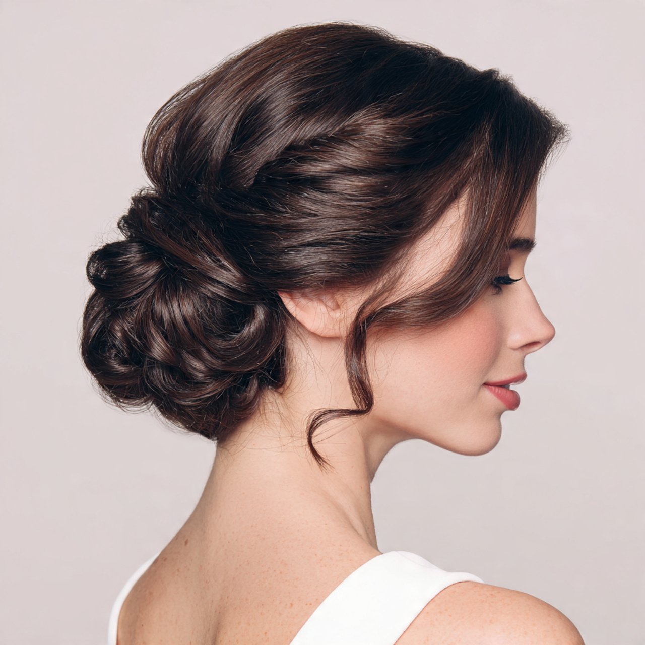 Elegant Low Chignon