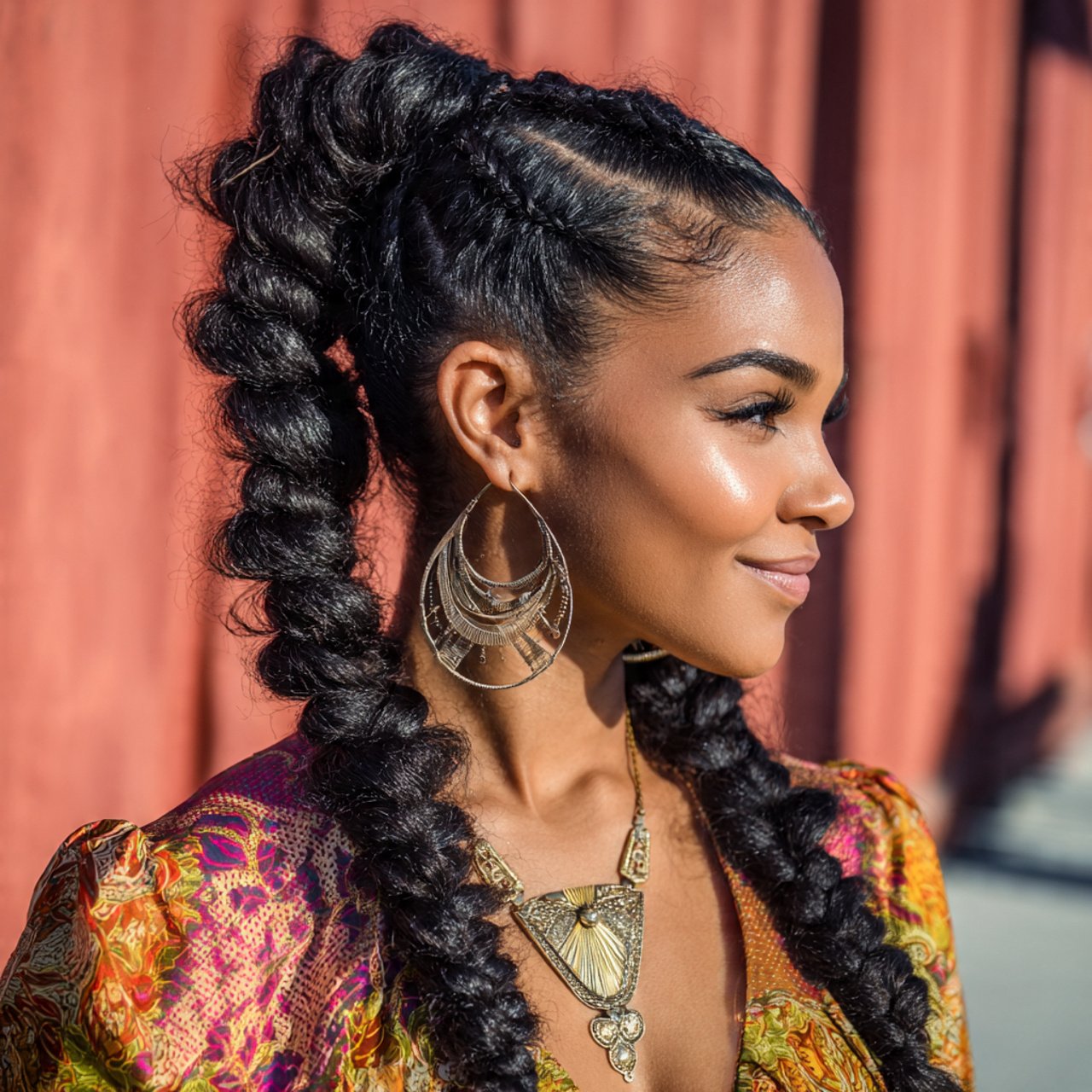 Halo Braid Natural Hairstyles