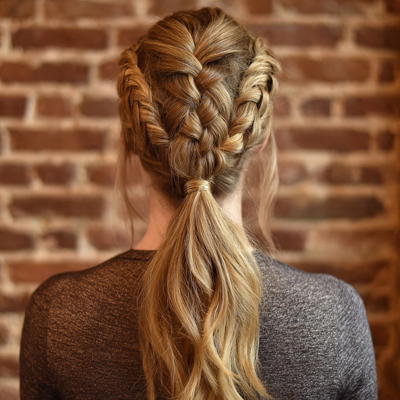 French Braided Ponytail
