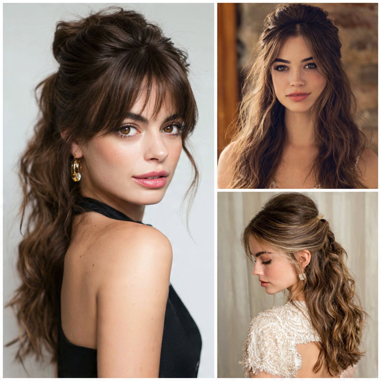 Half Up Half Down Style