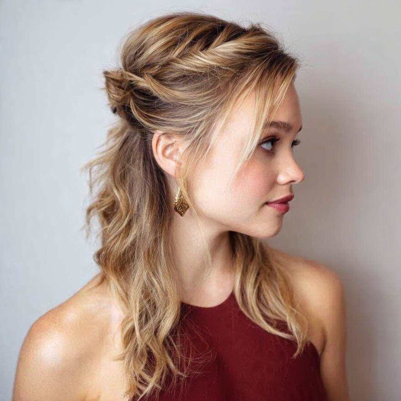 15 Trending Formal Hairstyles for Medium Length Hair Looks Good On You 5 Half Up Twisted Formal Style