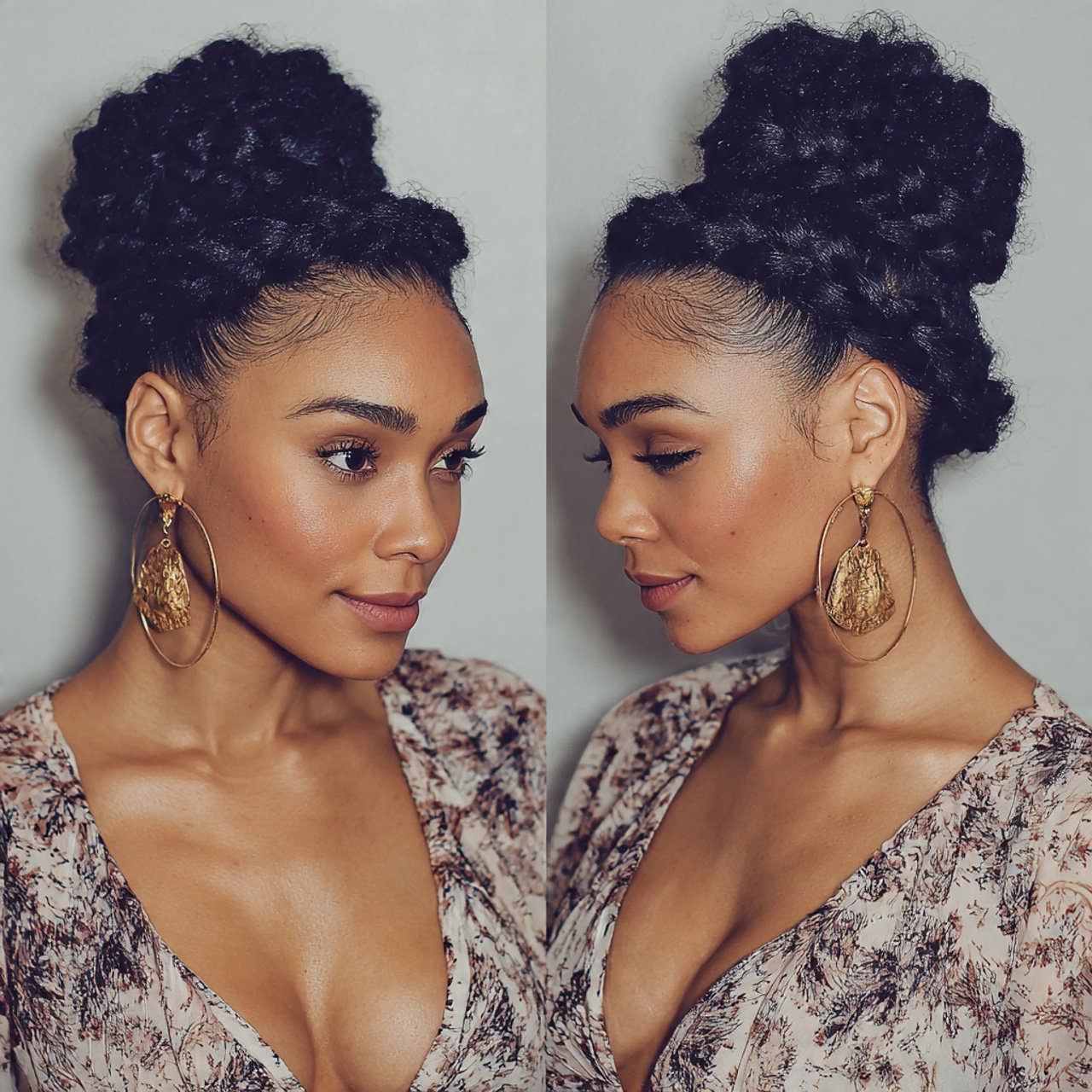 Halo Braid Natural Hairstyles