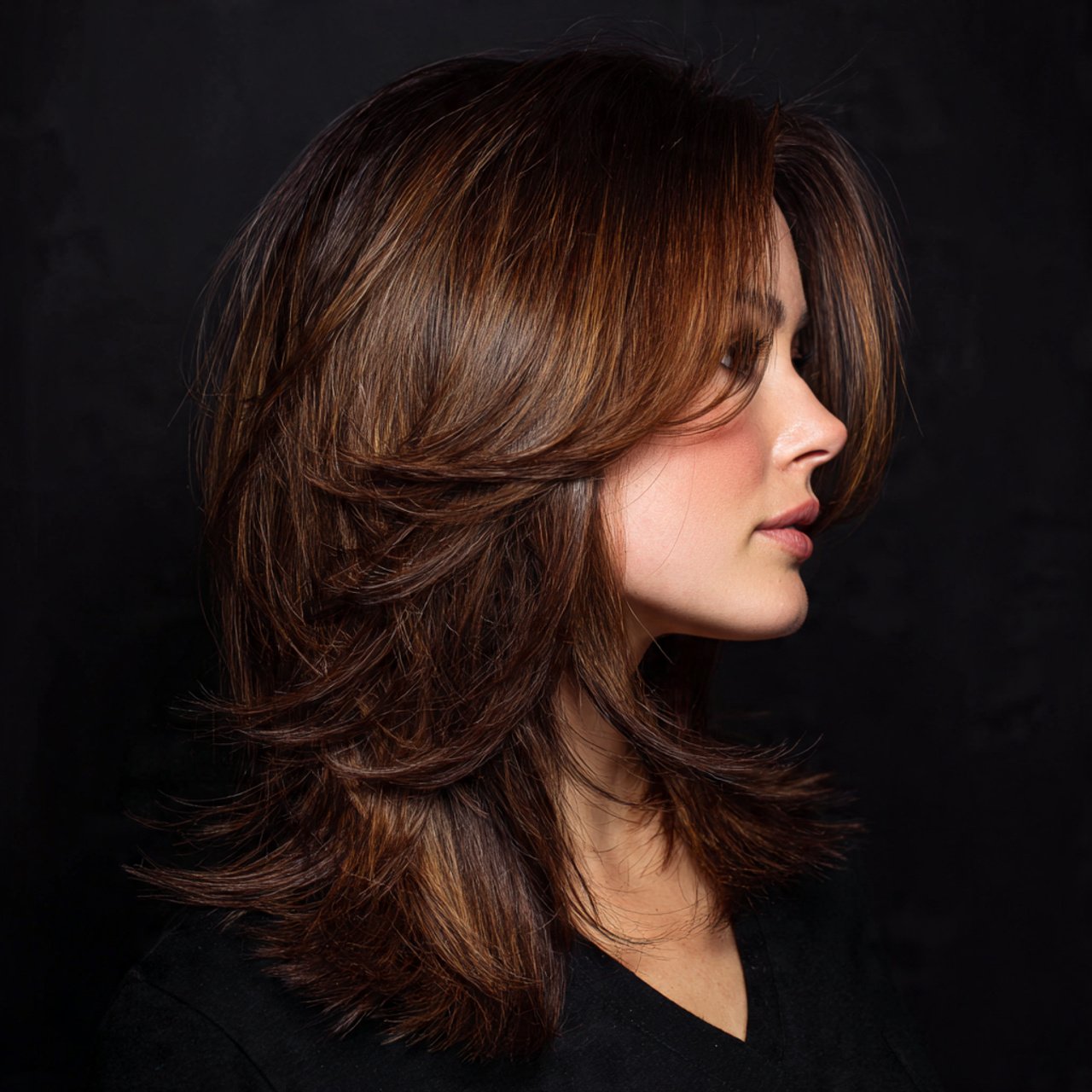 27 Trending Hairstyles for Medium Length Hair That Will Look Best 25 Layered Cut with Volume