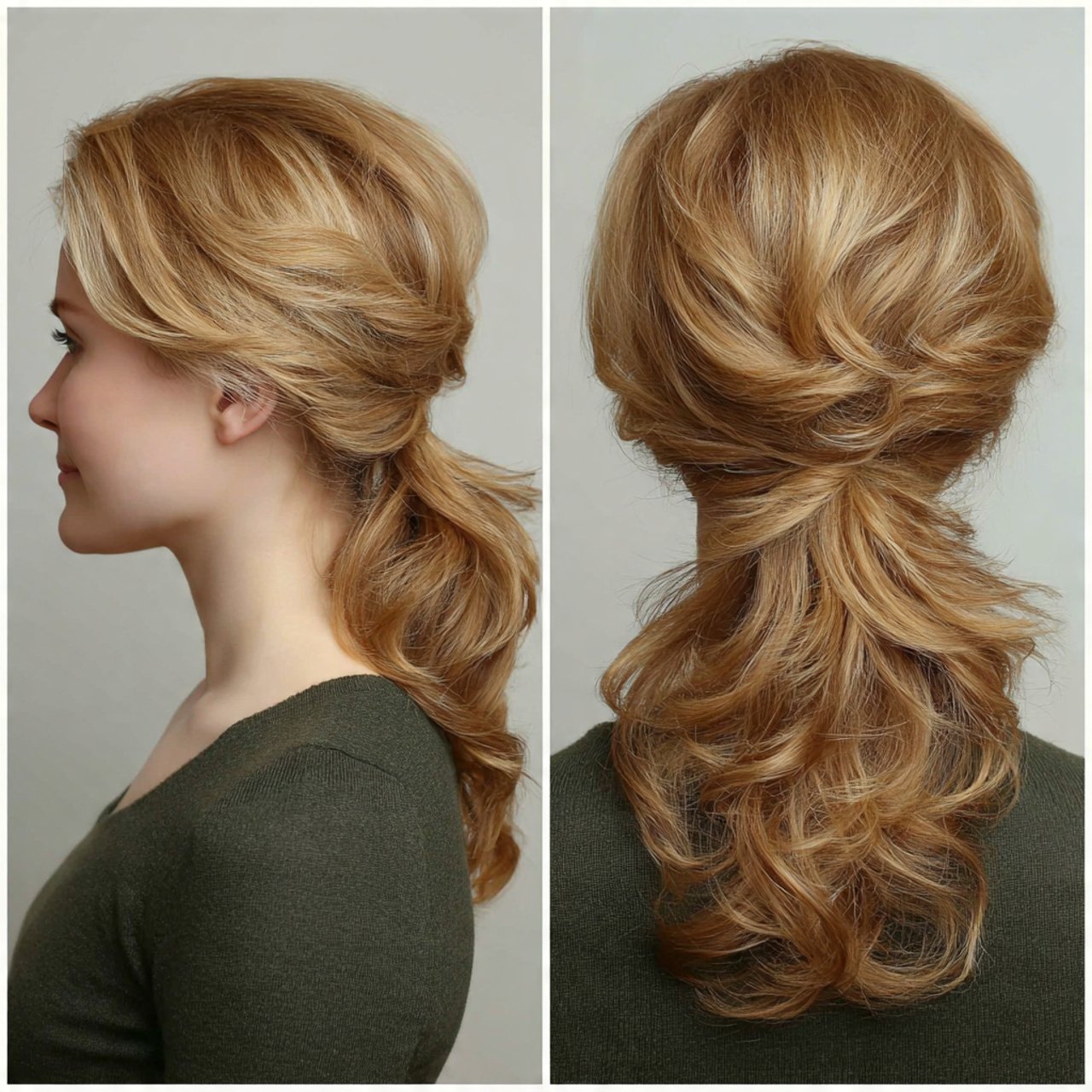 Layered Ponytail Style