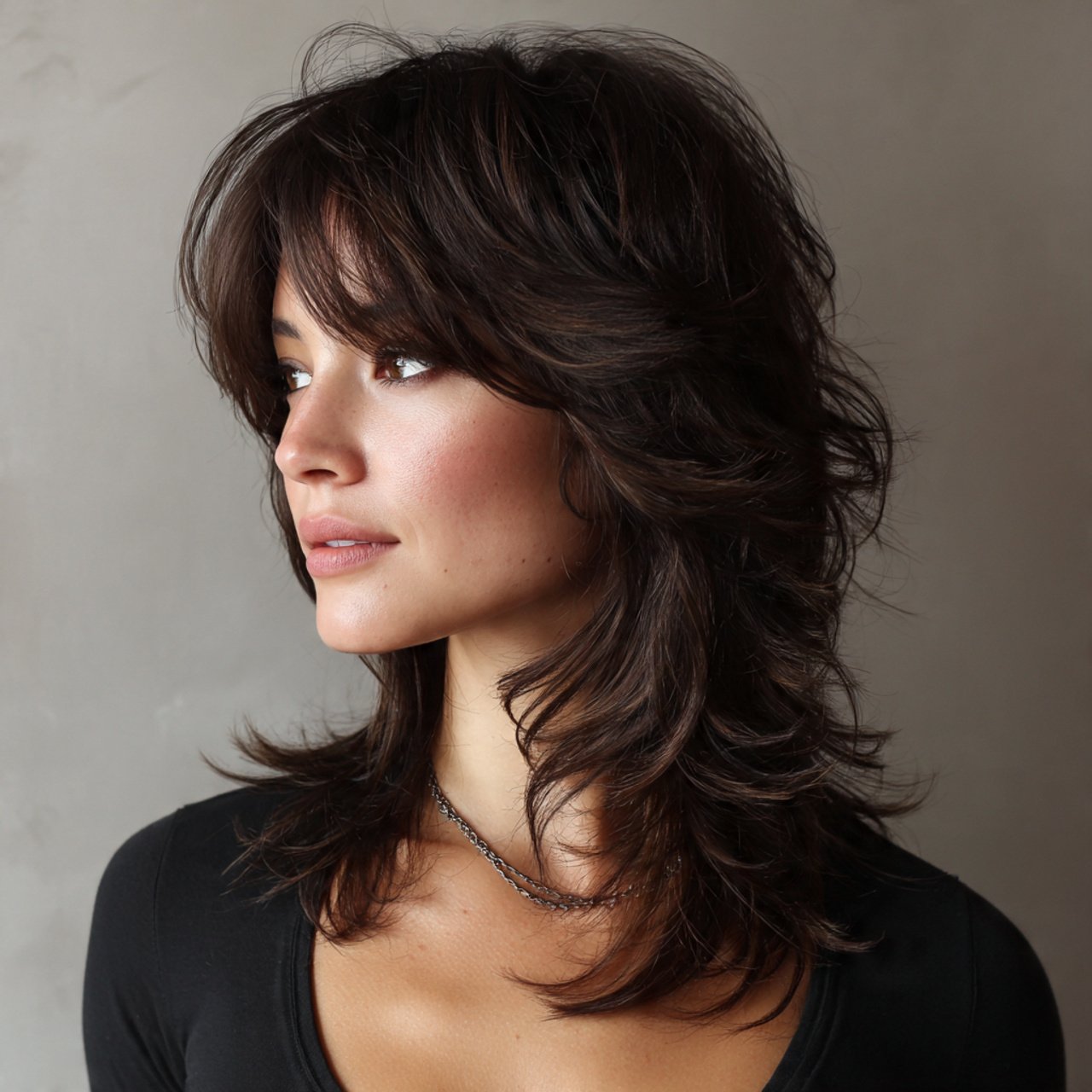 Layered Shag Hairstyle