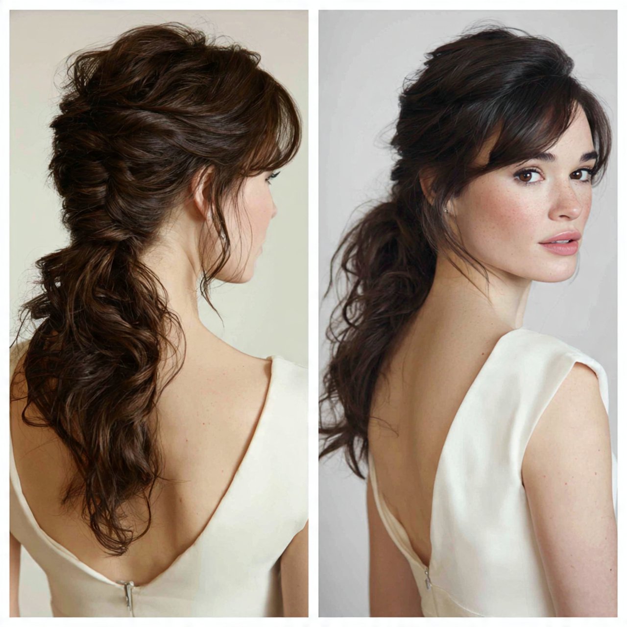 Low Twisted Ponytail