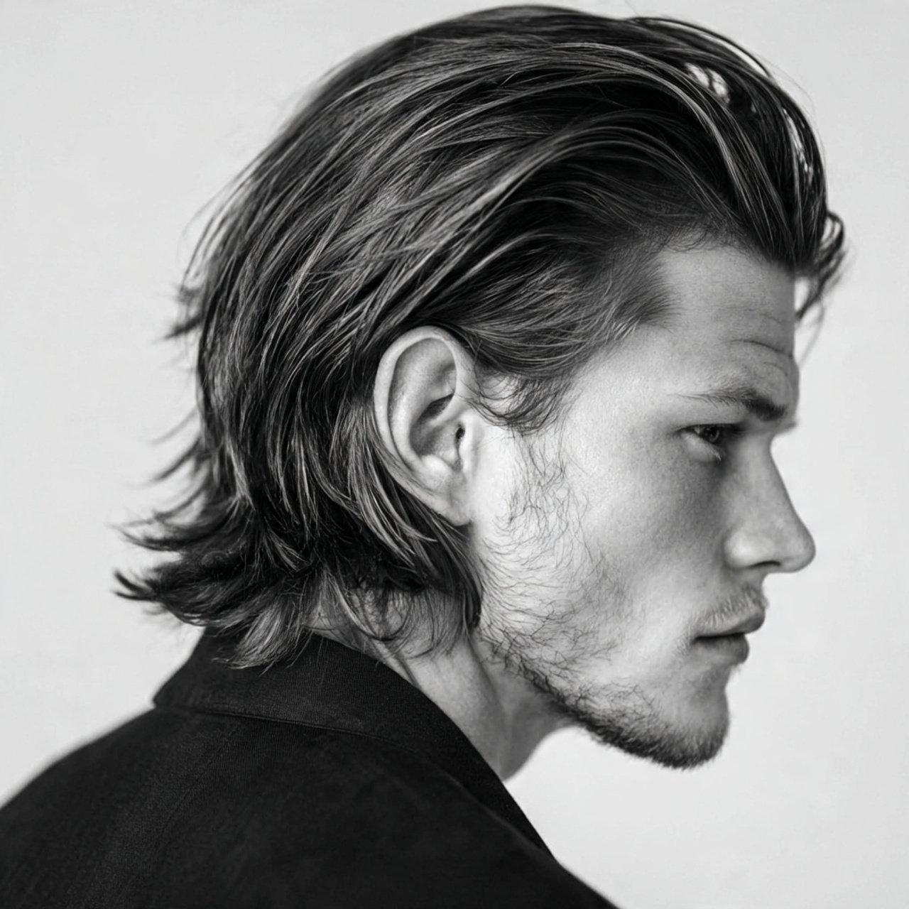 Medium Length Slick Back