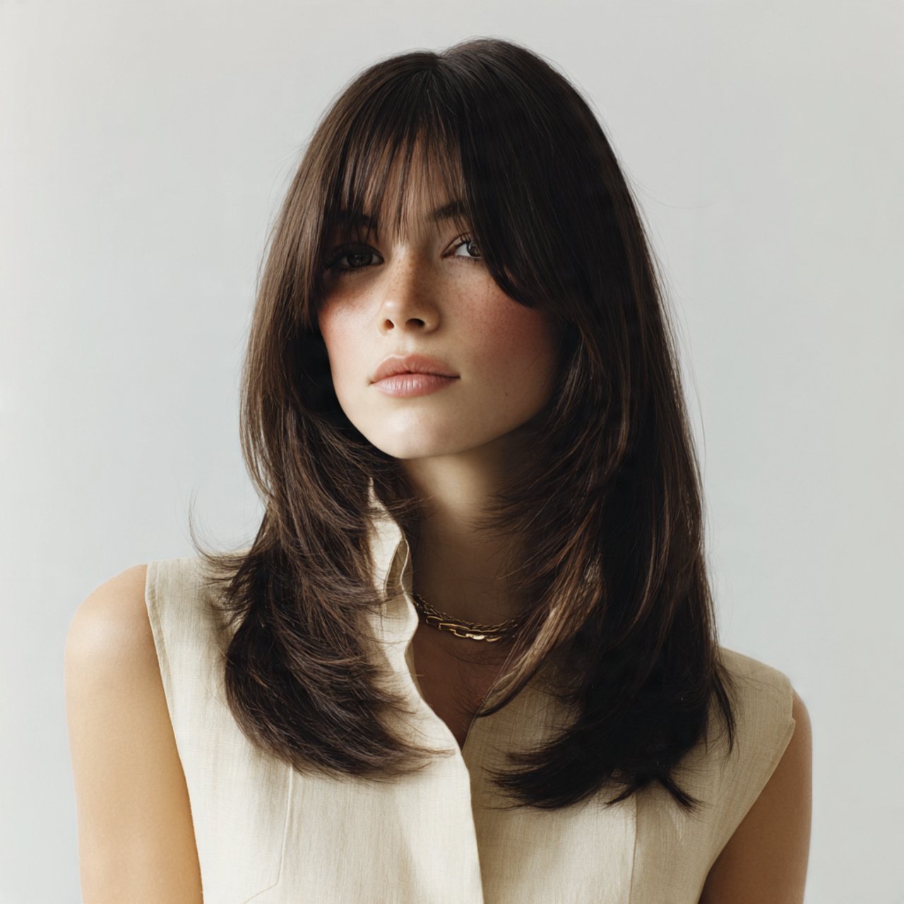 27 Trending Hairstyles for Medium Length Hair That Will Look Best 26 Medium-Length Straight Layers