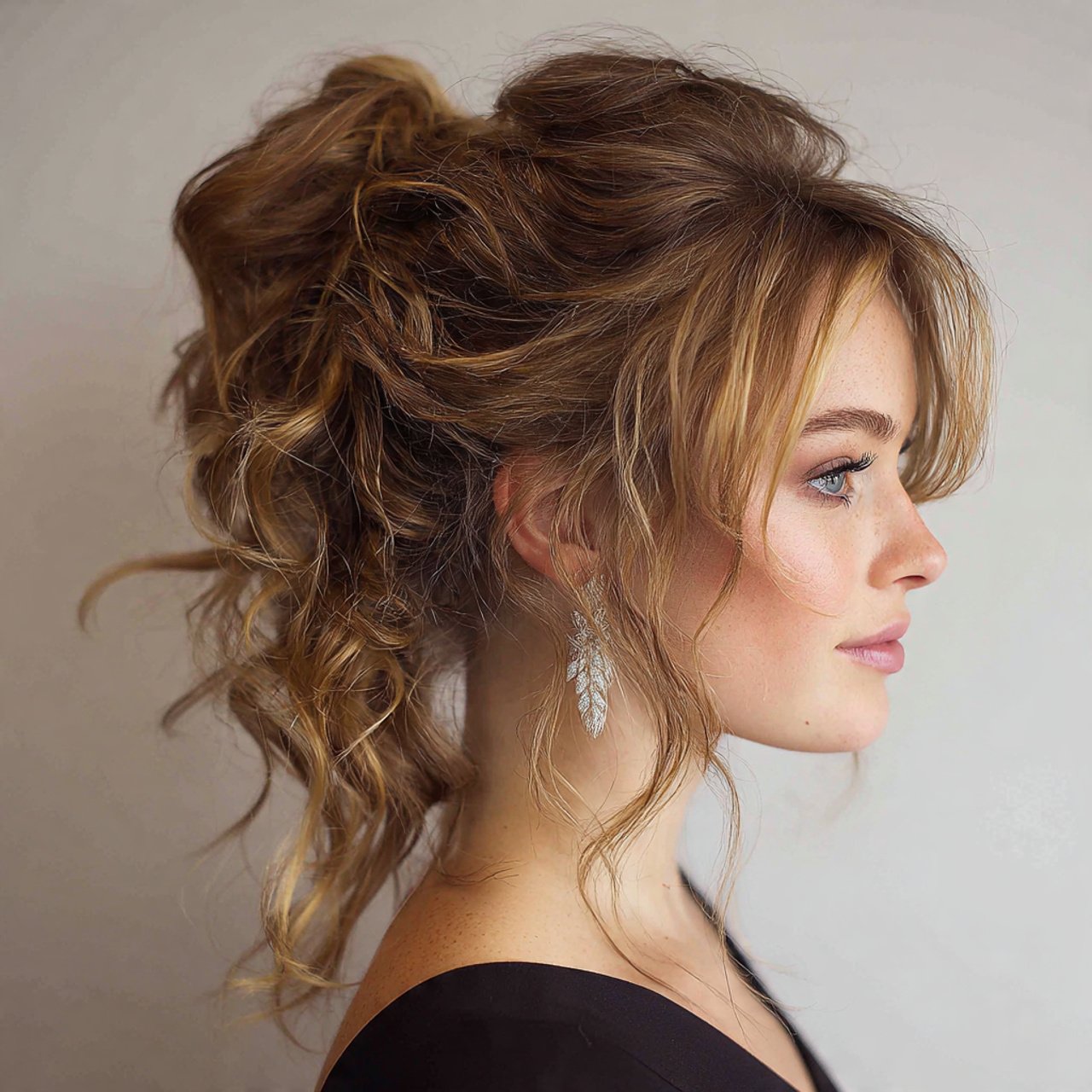 Trending 15 Easy Hairstyles for Medium Length Hairs For Your Next Salon Visit 7 Messy Ponytail