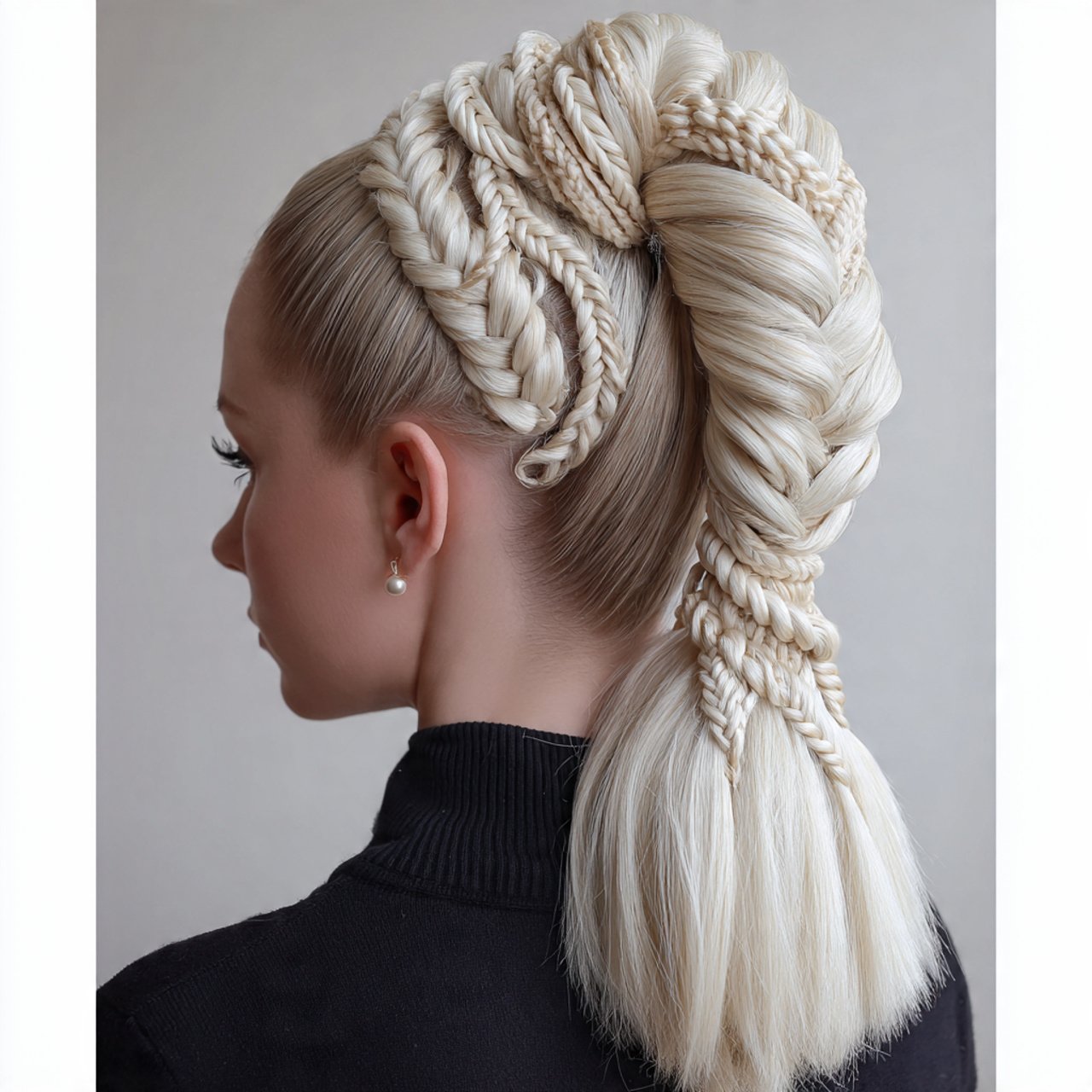 Rope Braided Ponytail