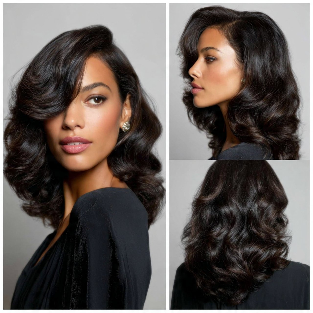 Trending 15 Easy Hairstyles for Medium Length Hairs For Your Next Salon Visit 14 Side Part Waves