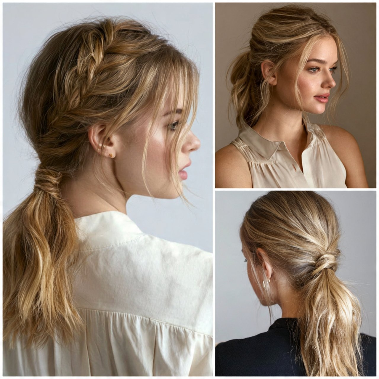 Simple Low Ponytail