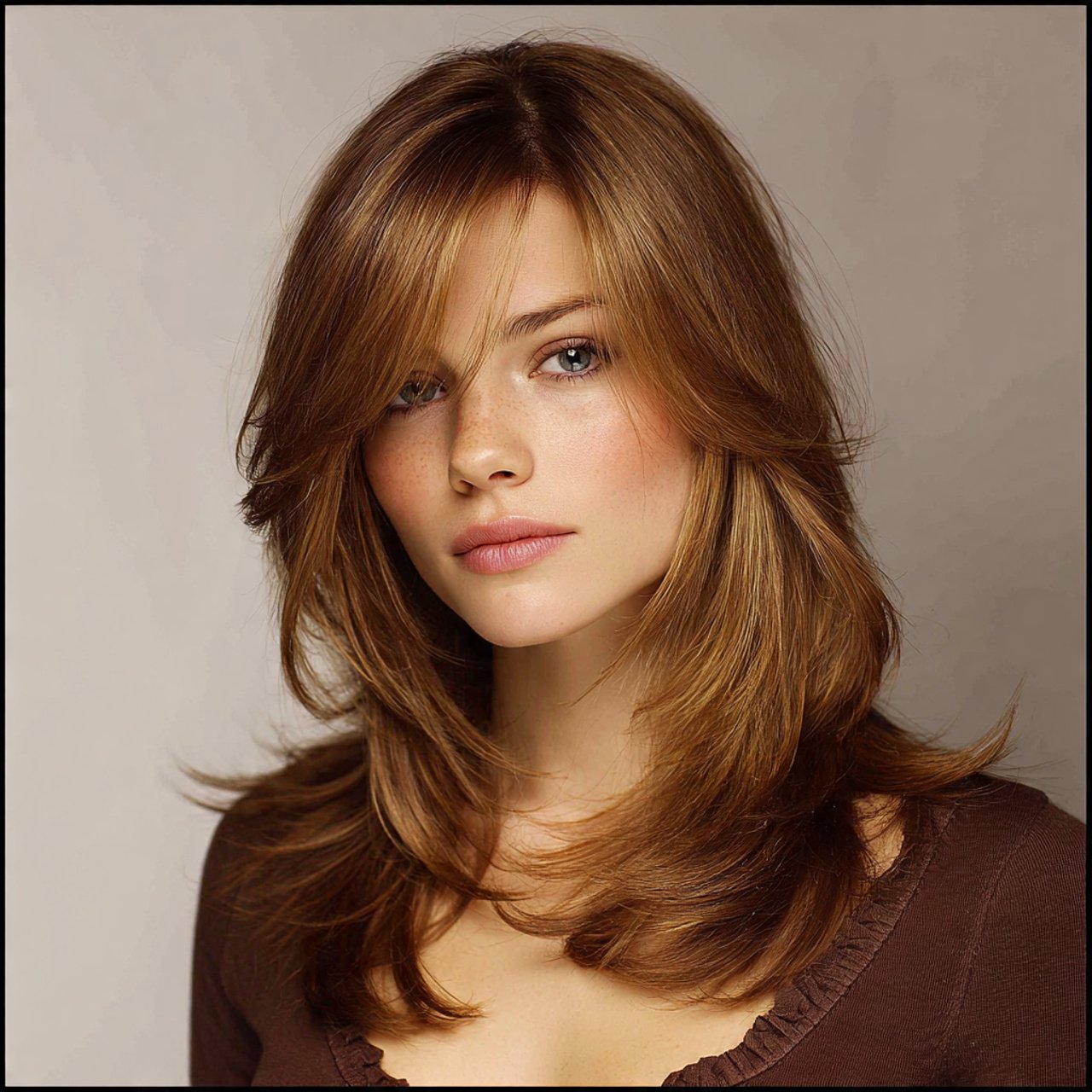 Straight Layered Medium Cut