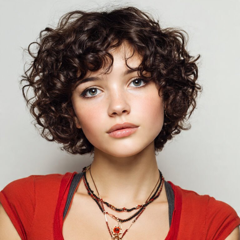 Trending Short Curly Hairstyles: 15 Stylish & Easy Ideas 9 short curly hairstyles
