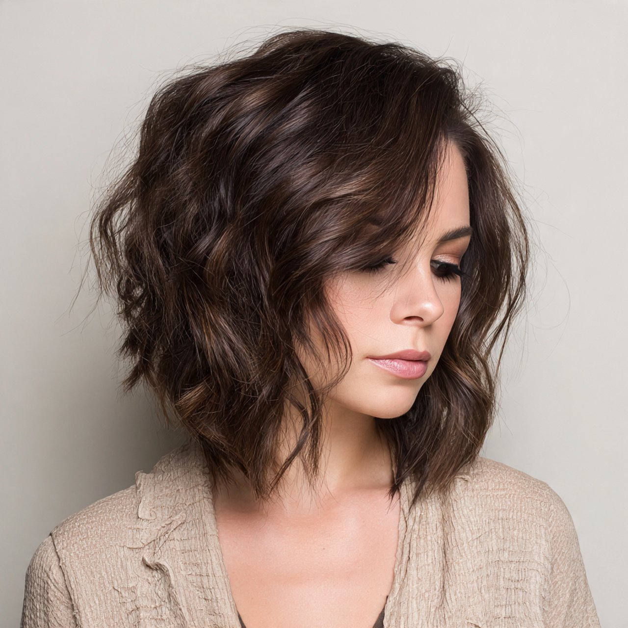 27 Trending Hairstyles for Medium Length Hair That Will Look Best 2 Textured Lob Medium length hairstyle