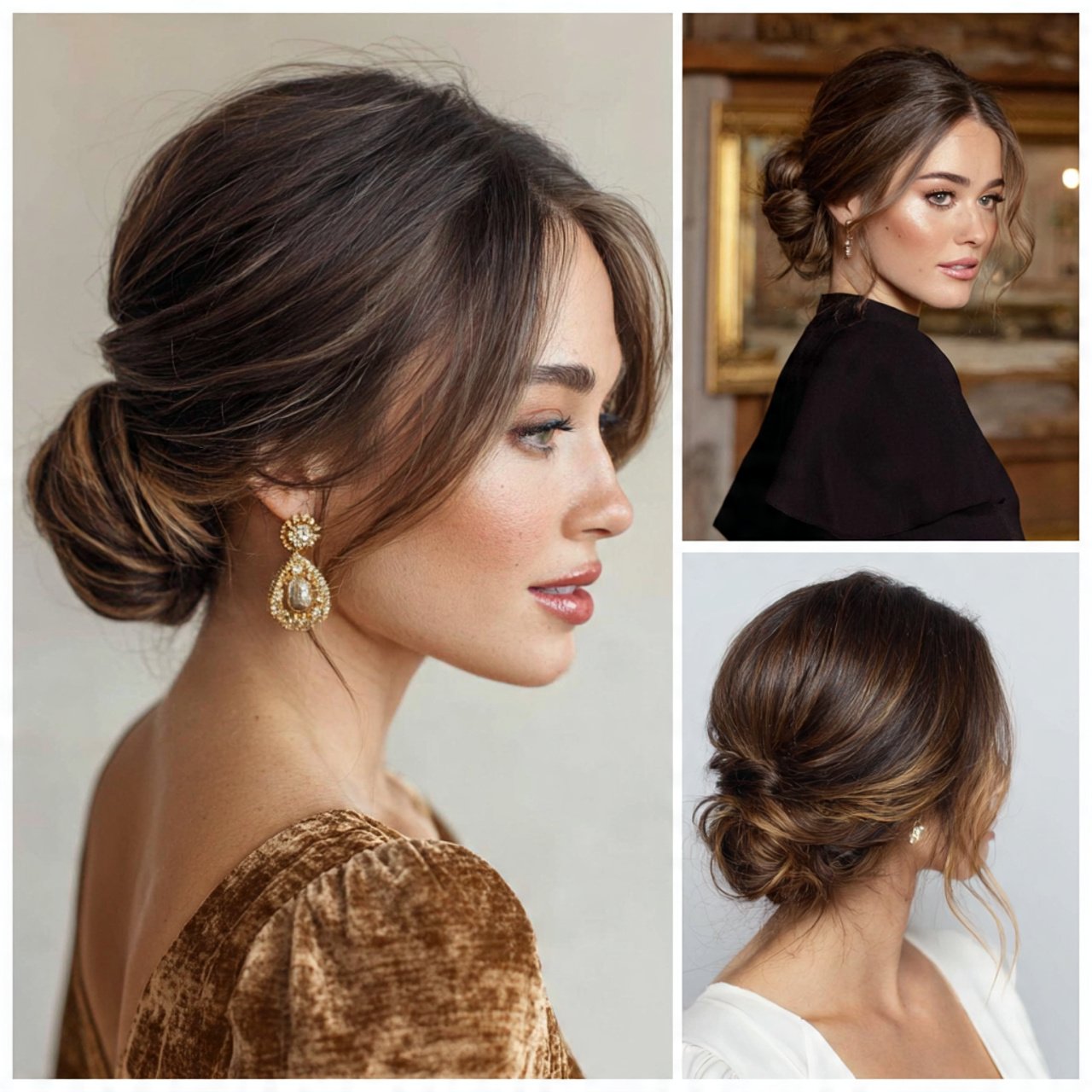 15 Trending Formal Hairstyles for Medium Length Hair Looks Good On You 4 Textured Low Bun