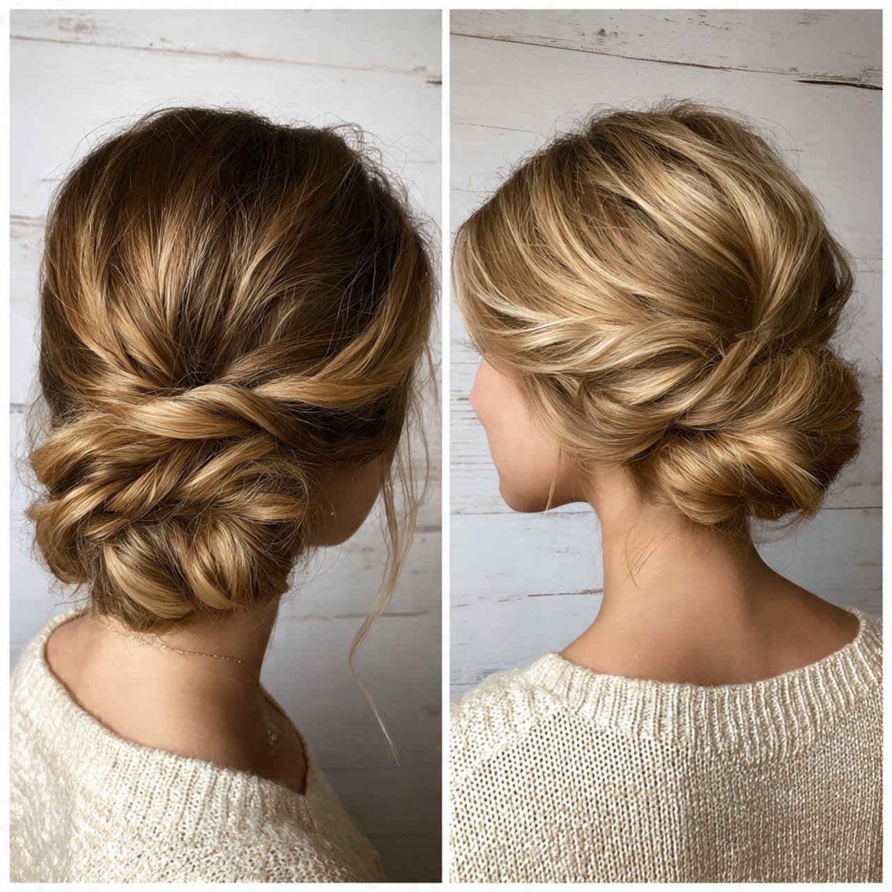 Twisted Low Bun