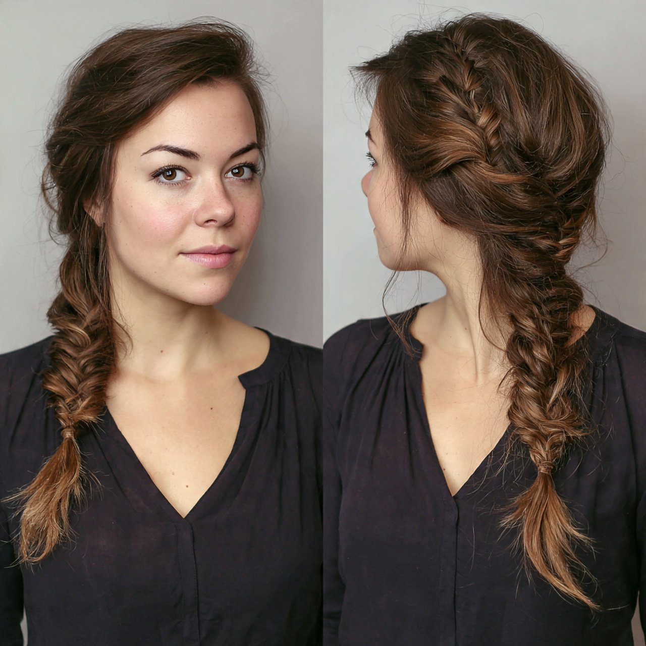 Trending 15 Easy Hairstyles for Medium Length Hairs For Your Next Salon Visit 10 Twisted Side Braid