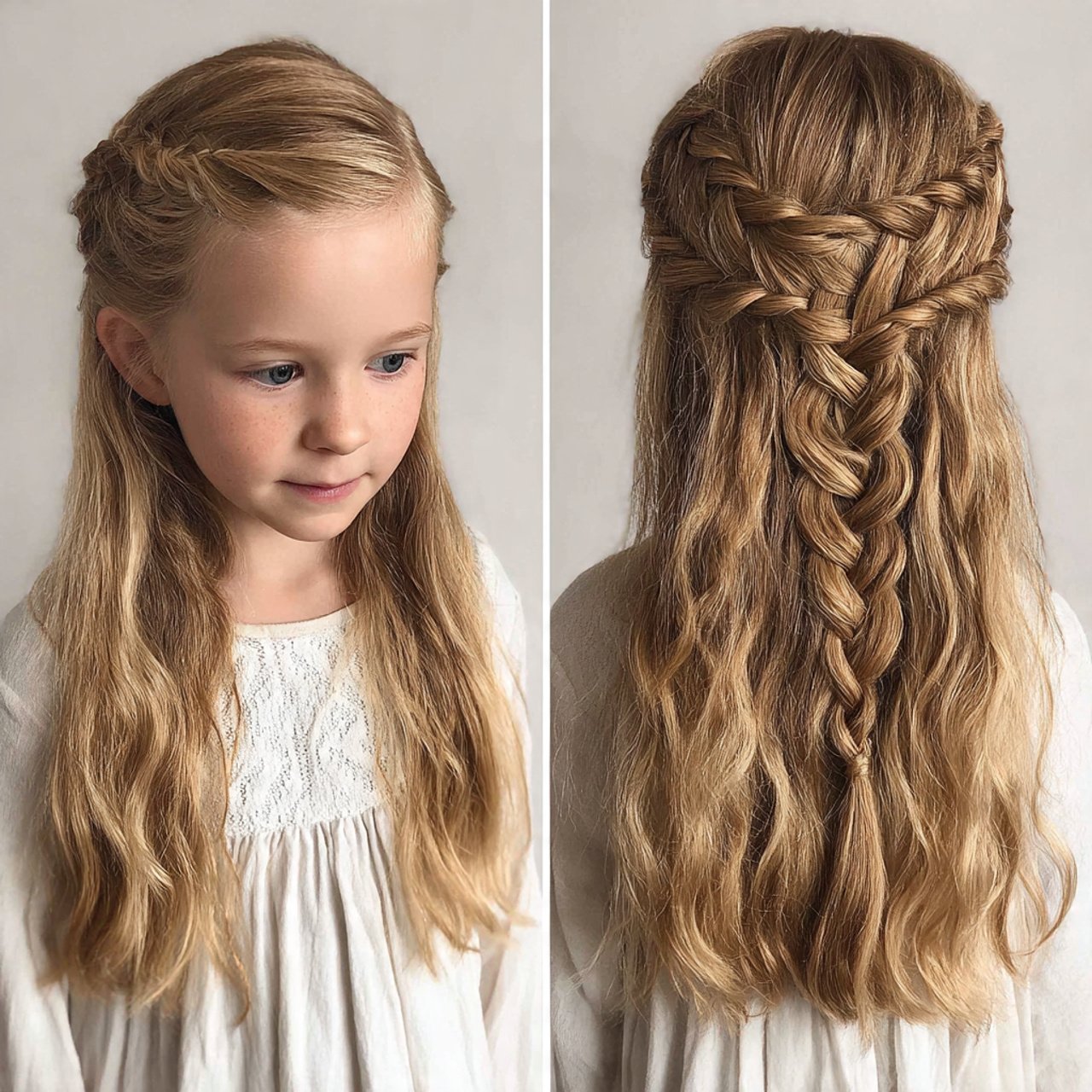 Waterfall Braid for Kids