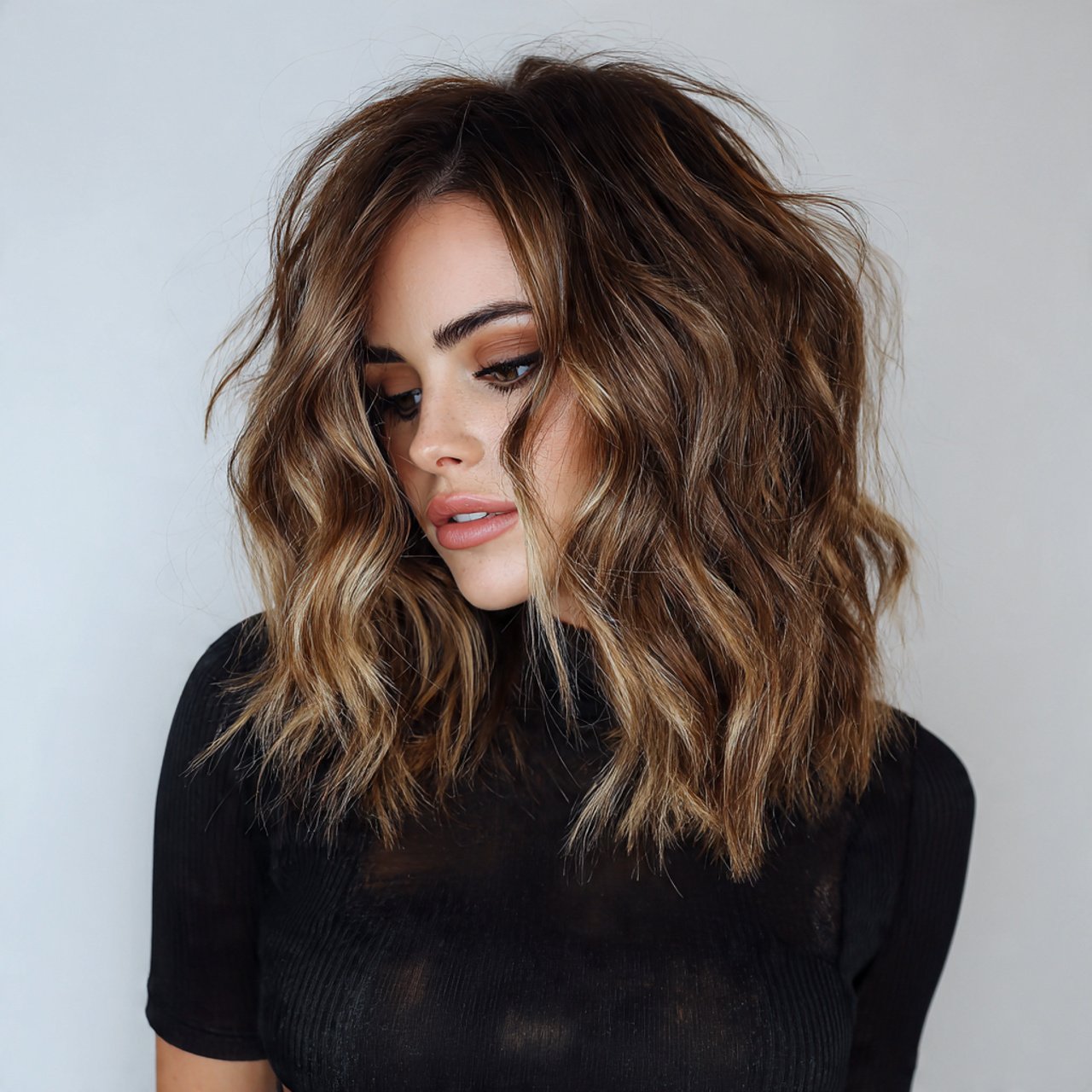 27 Trending Hairstyles for Medium Length Hair That Will Look Best 10 Wavy Lob Medium length hairstyle