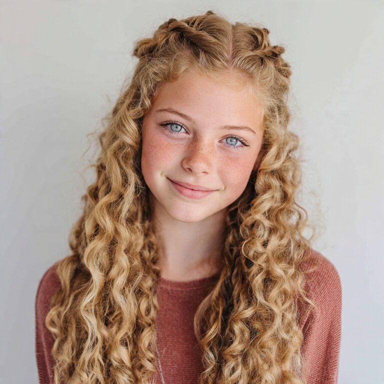 cute hairstyles for curly hair