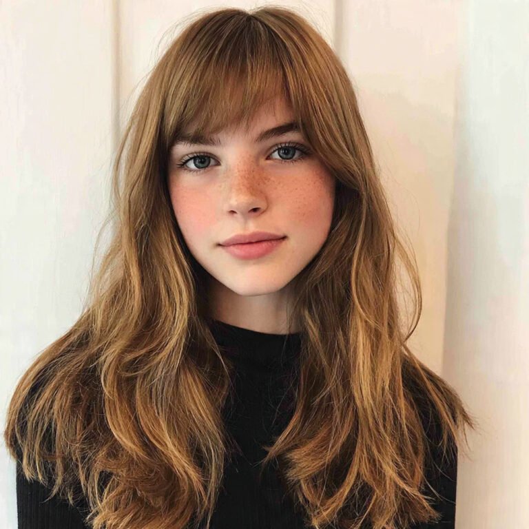 how to cut curtain bangs