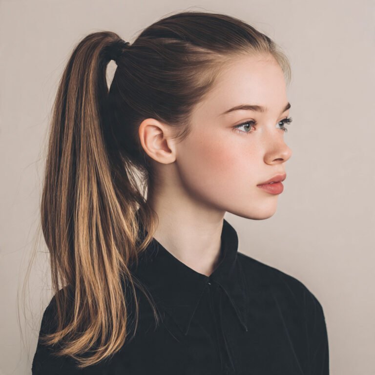 sleek ponytail hairstyles