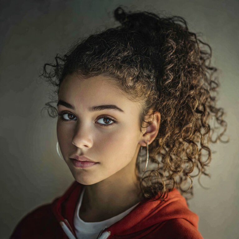 curly ponytail hairstyles