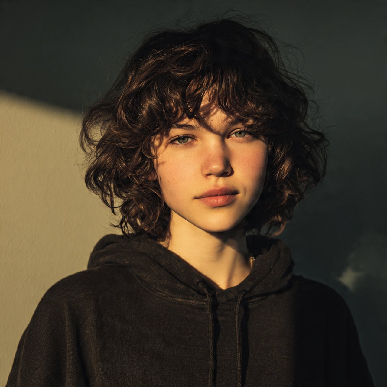 curly wolf cut