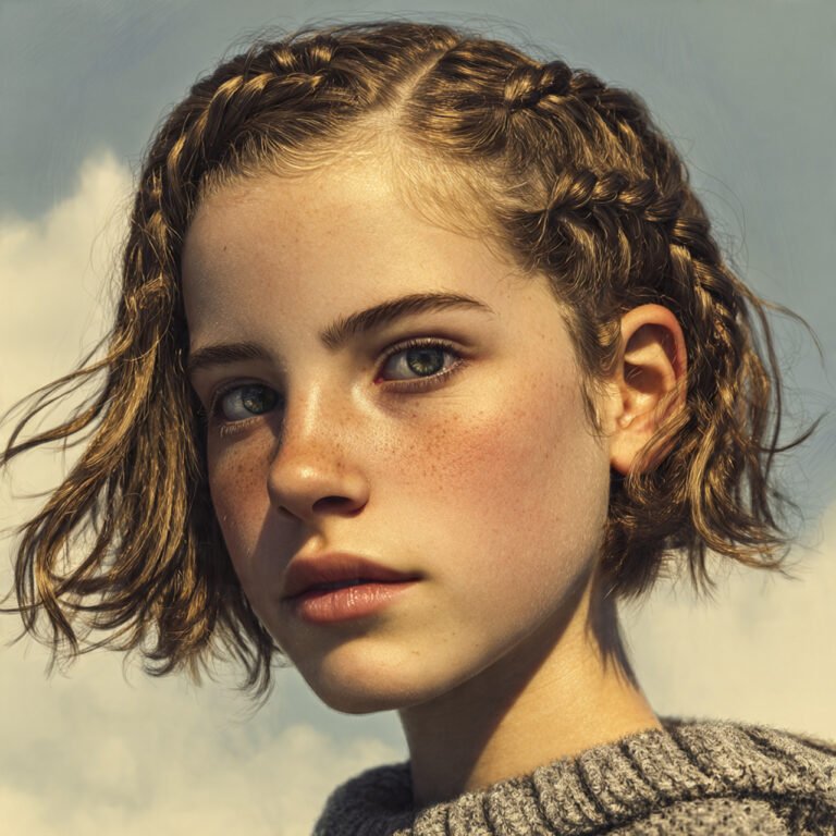 short braided hairstyles