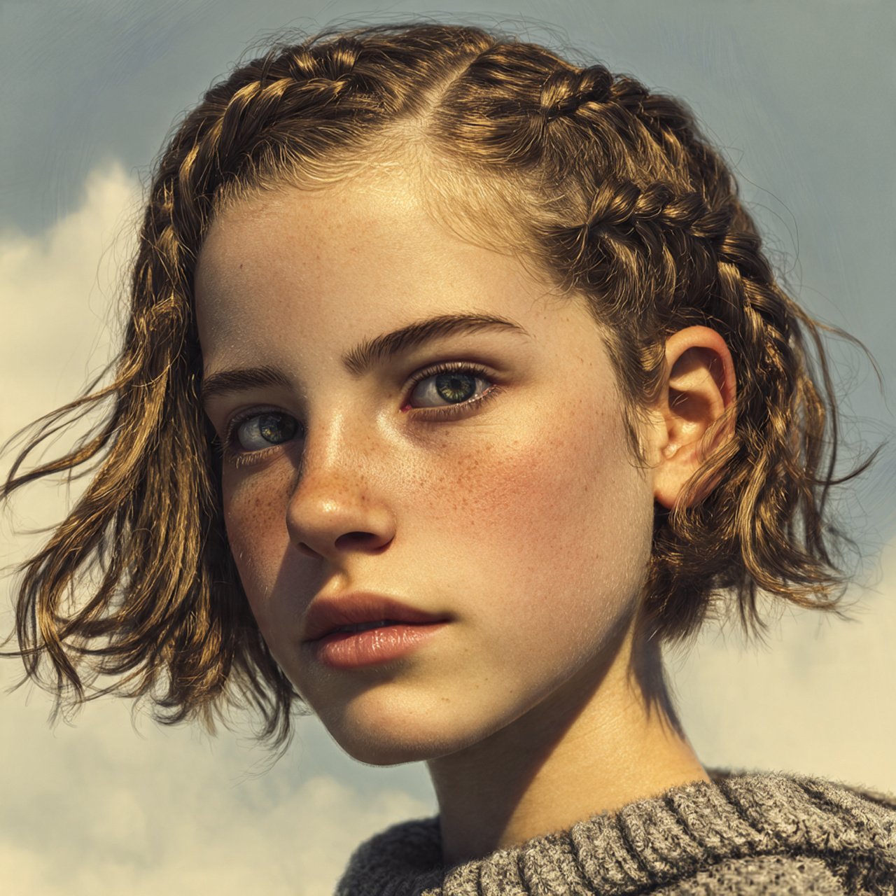 short braided hairstyles