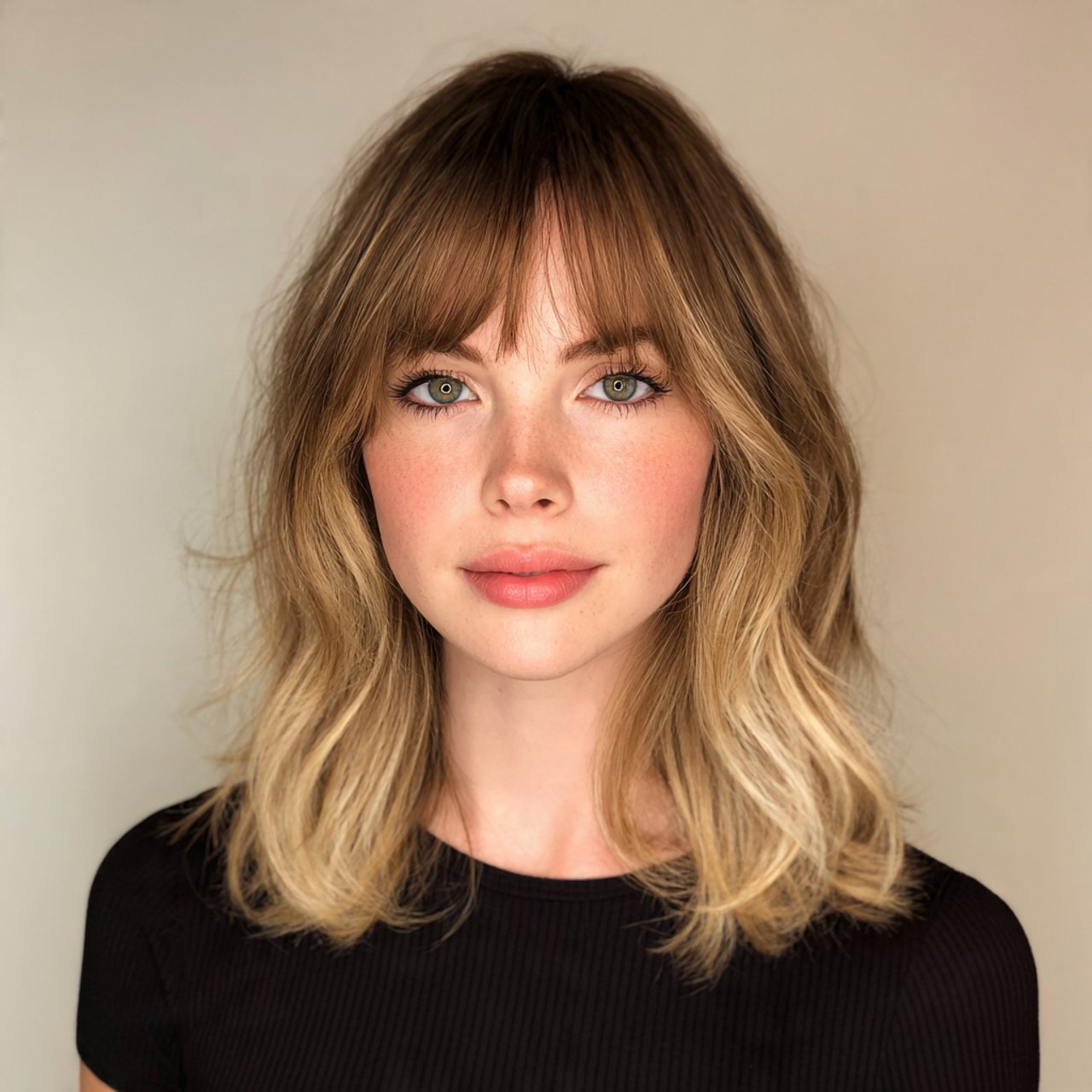 17 Short Curtain Bangs Ideas for a Fresh, Trendy Look 15 balayage short curtain bangs hairstyle