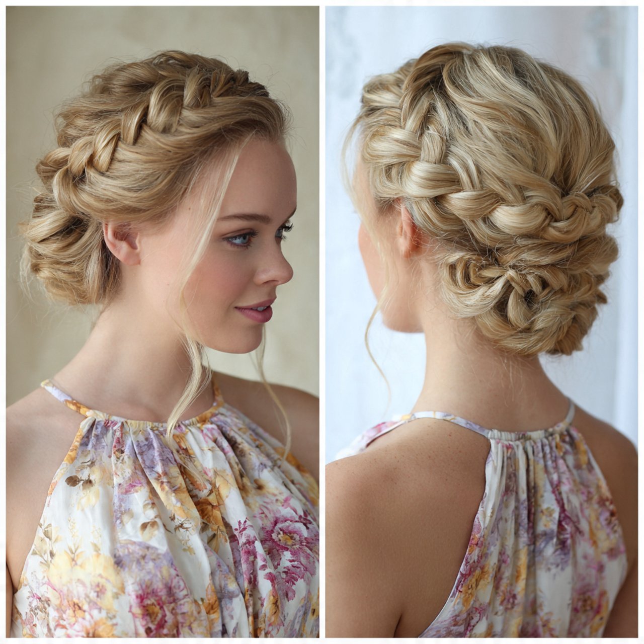 braided crown updo for prom hairstyles
