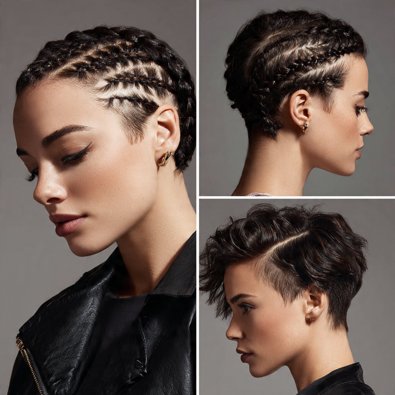 braided front hairstyles for short hair multiple s